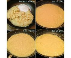 Cách sên nhân đậu xanh làm bánh trung thu ngon