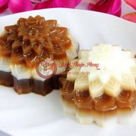 Bánh trung thu rau câu đậu đỏ
