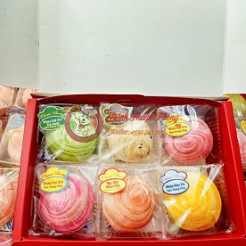 Combo bánh Hongkong 6 cái 5 loại nhân 90g