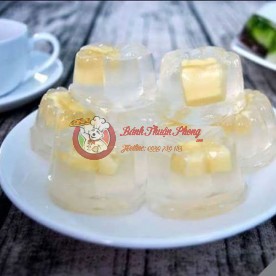 Rau câu dừa nhân đậu xanh